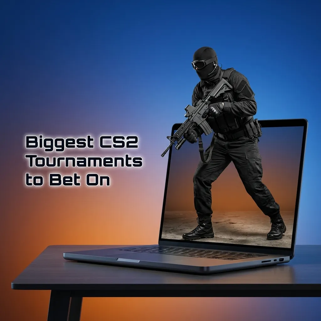 Professional CS2 esports tournament with teams competing on stage before large crowd and digital displays