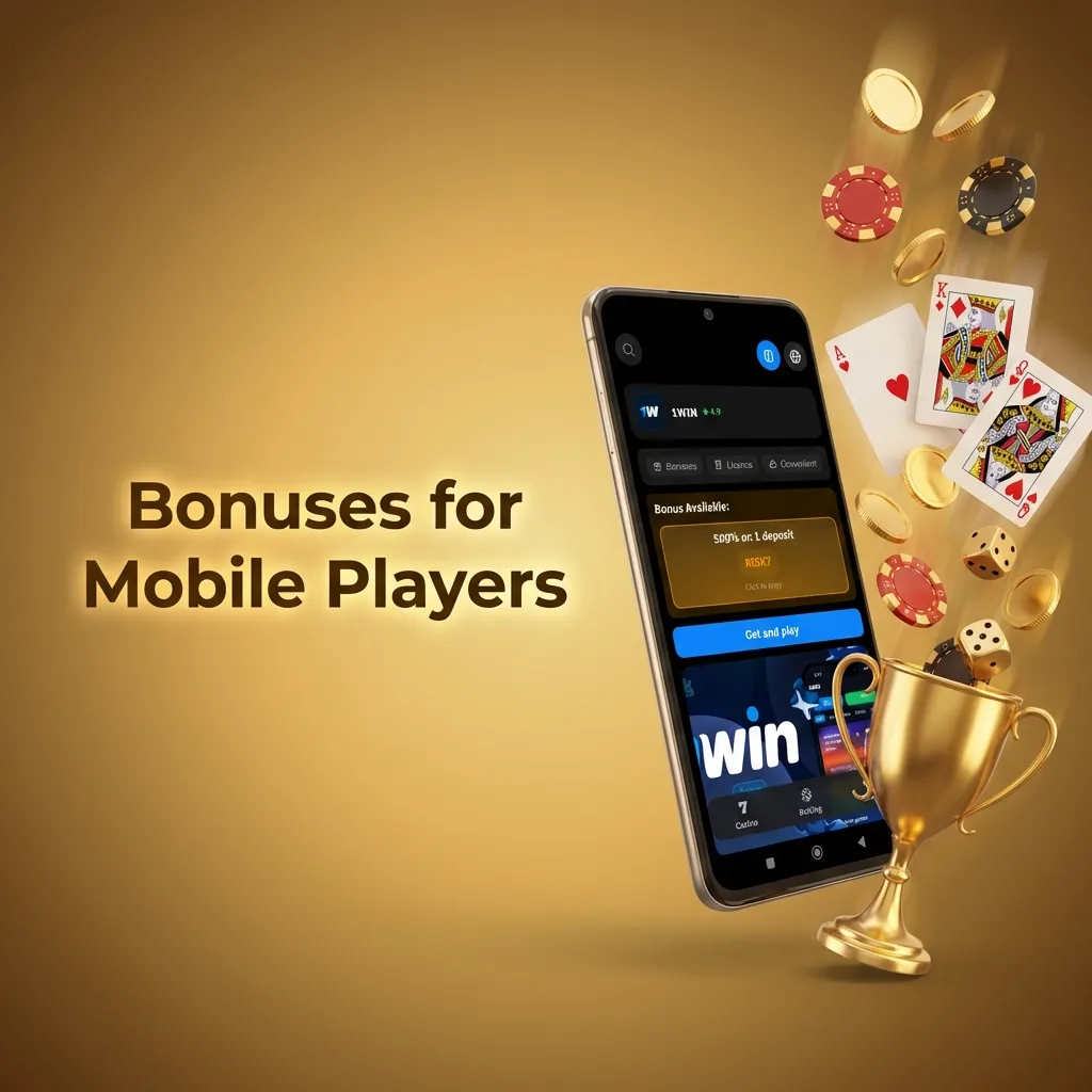 Mobile betting app showing bonus offers including welcome packages, express bets, and promotional deals for players
