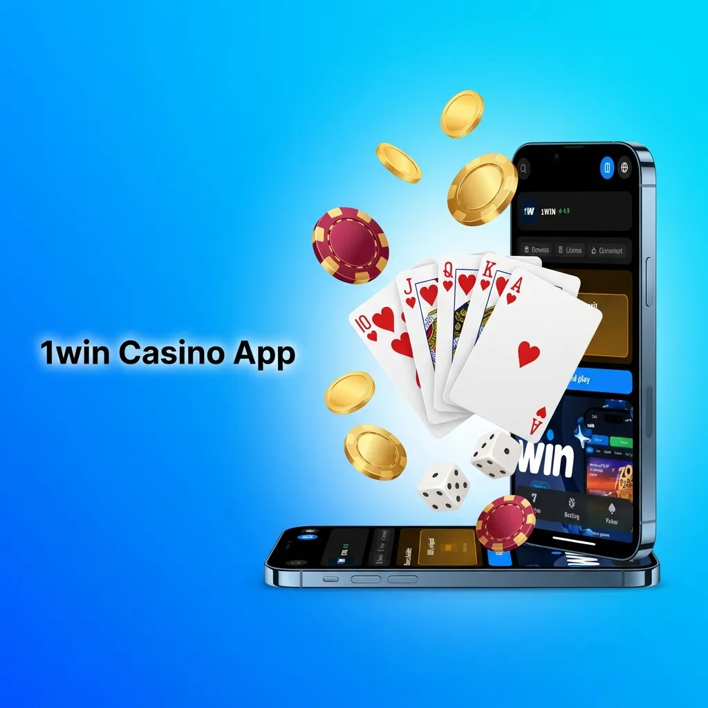 1win Casino App interface showing thousands of slots, table games, and live dealer options from top providers