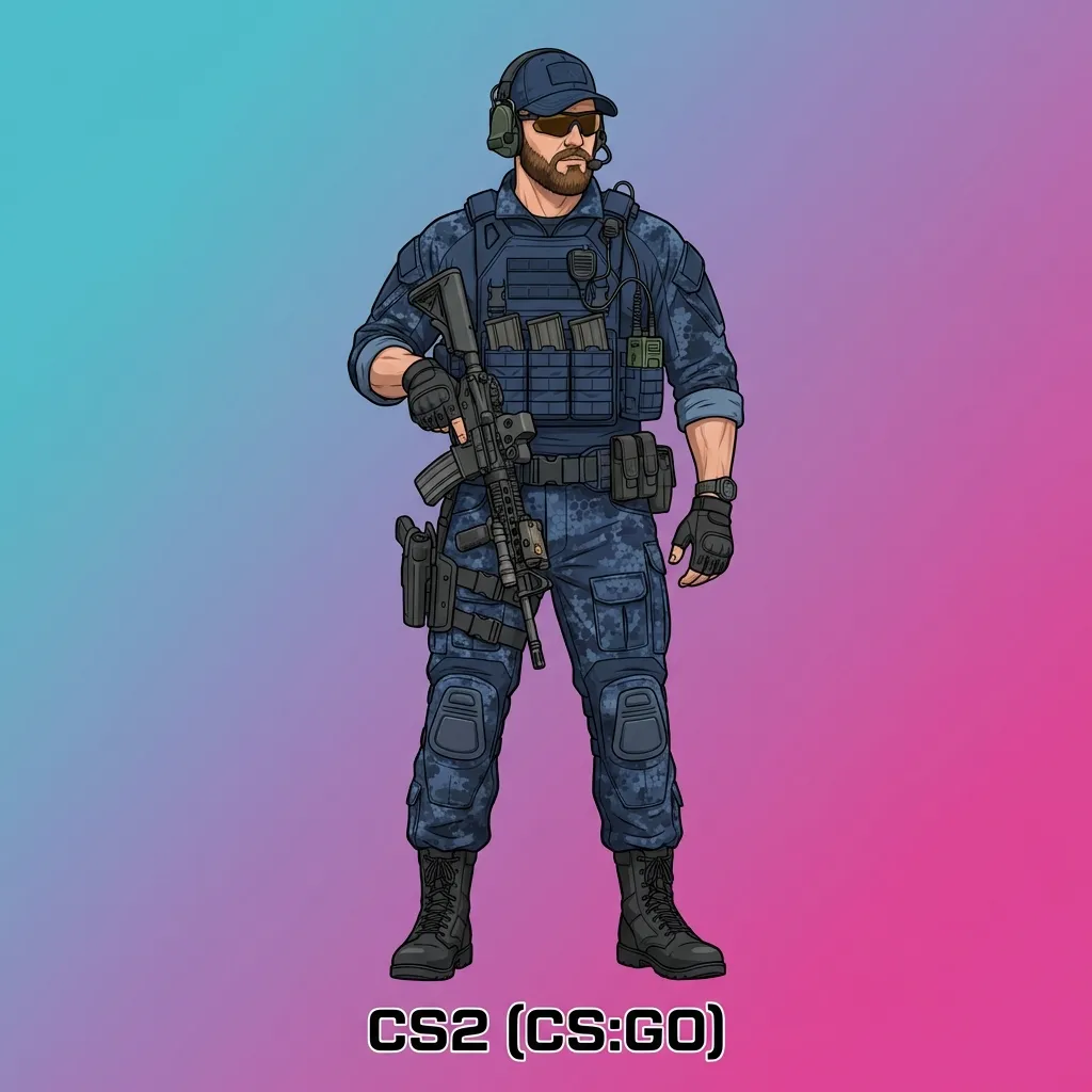Professional CS2 esports tournament with teams competing in tactical first-person shooter gameplay and strategic bomb scenarios