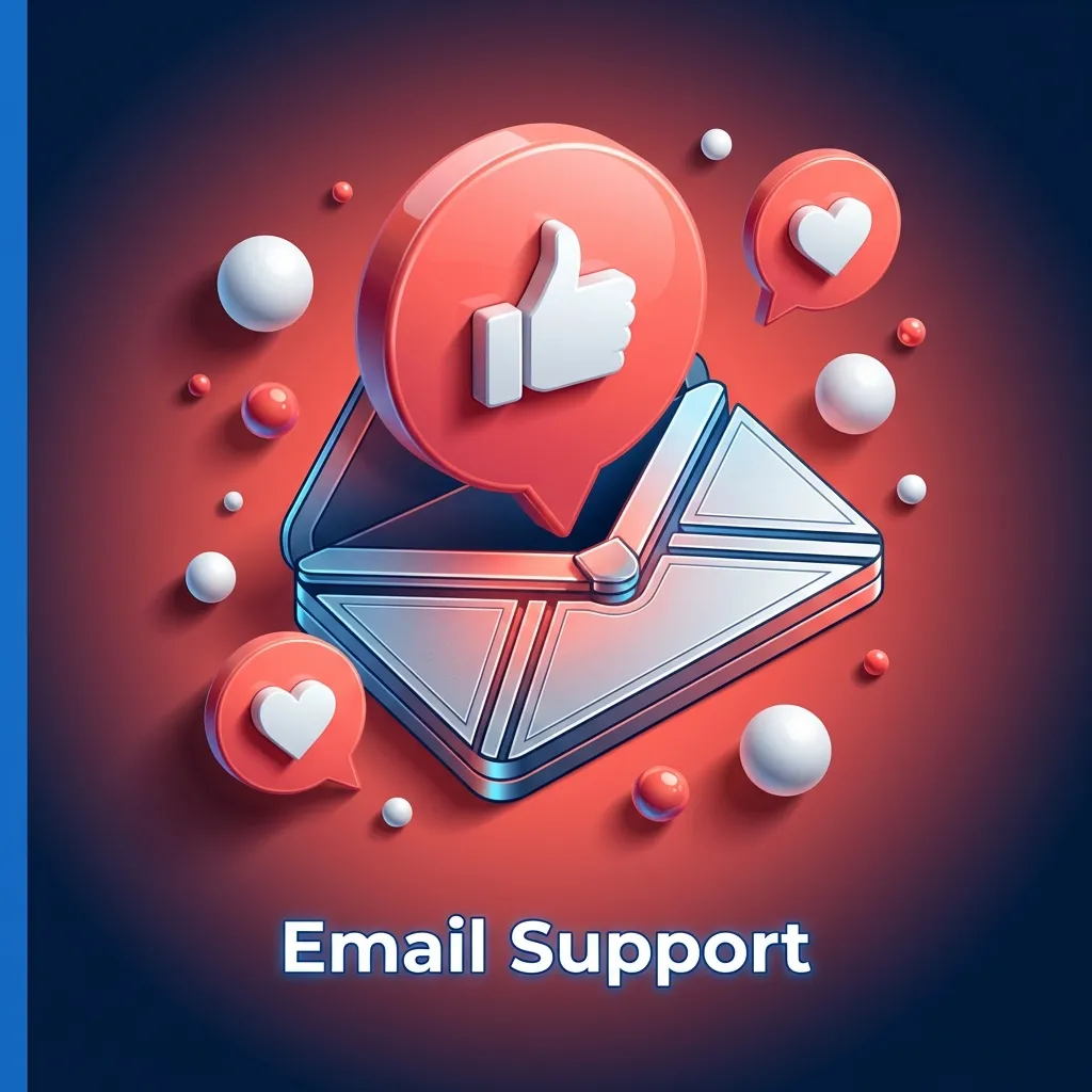 Customer service representative responding to email inquiries with documentation and screenshots for account support