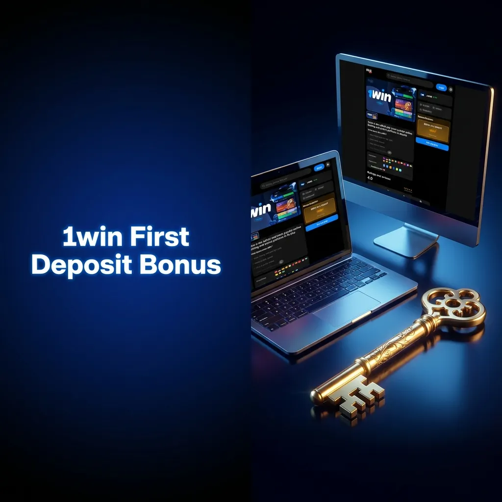 1win deposit bonus showing 130% first deposit match scaling to 170% on fourth deposit with wagering requirements