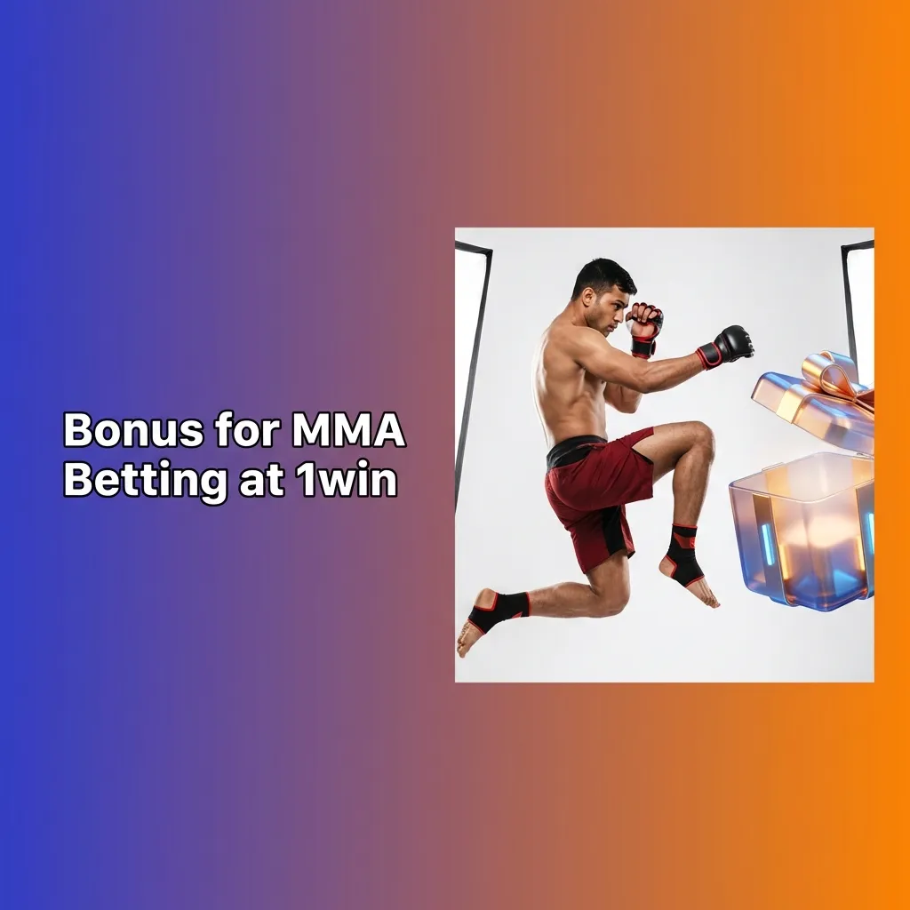1win MMA betting bonus offering 500% match up to ₹80,000 for new users with wagering requirements displayed