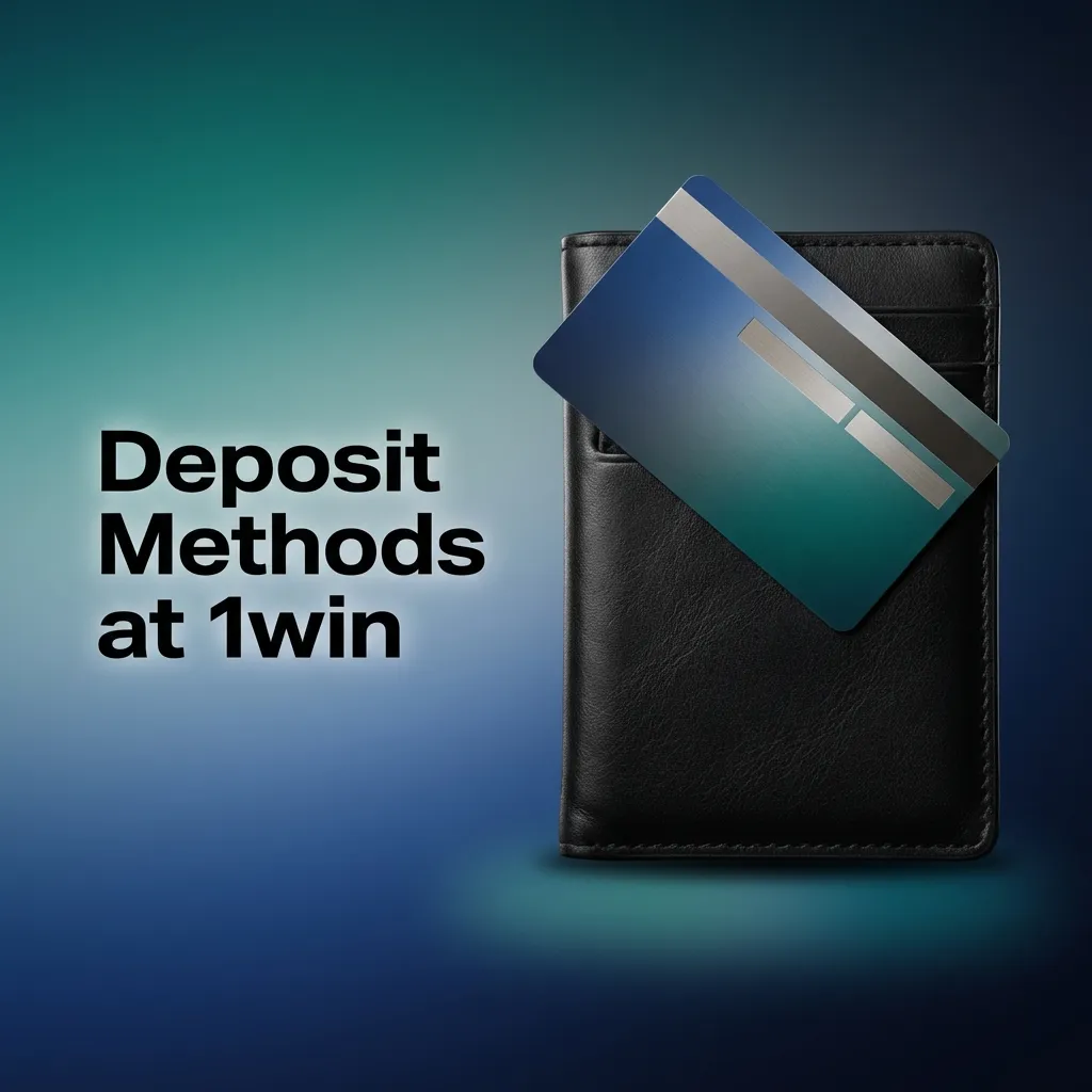 Indian payment methods interface showing UPI, cards, and wallets for instant deposits at 1win betting platform