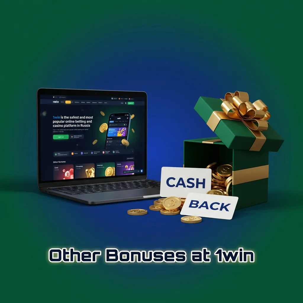 1win bonus promotions including cashback, express bet bonuses, early payout offers, and Friday reload deals