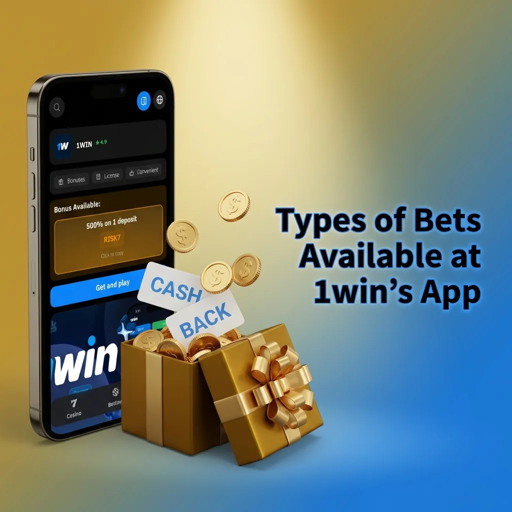 1win app betting options including single bets, accumulators, system bets, express bets, chain bets, and live betting