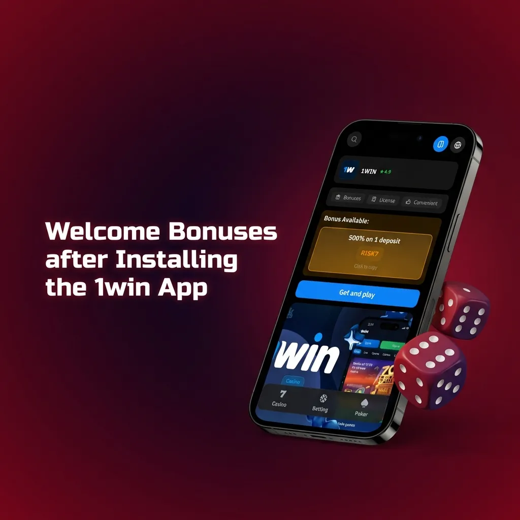 1win app welcome bonus structure showing four-stage deposit rewards up to 170% for sports betting on cricket and football