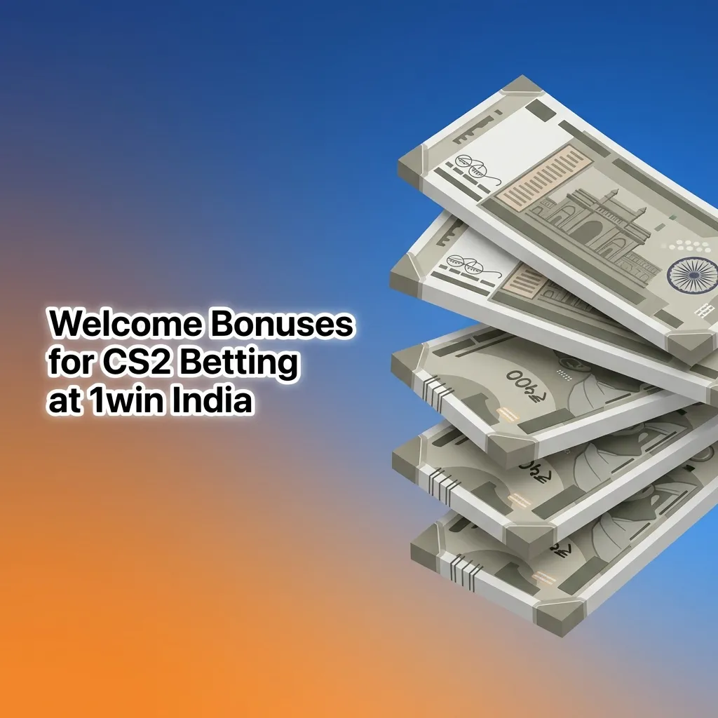 1win India four-stage welcome bonus package for CS2 betting with percentages from 130% to 170% on deposits